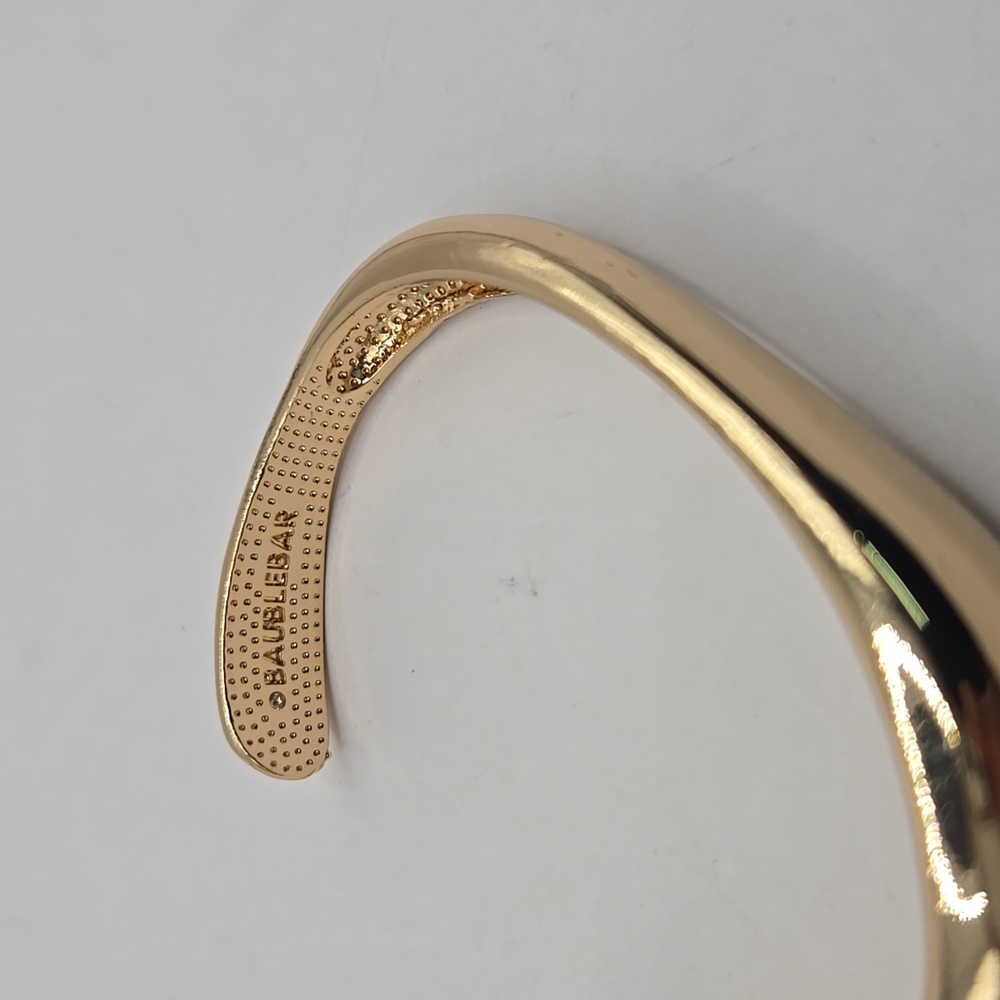 NWOT BaubleBar Elegant Gold-Toned Women's Bracelet - Picture 2 of 3